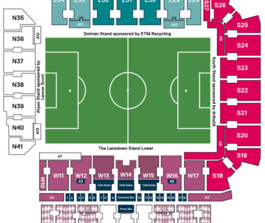 Ashton Gate Stadium seating plan