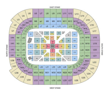 Millennium Stadium seating plan