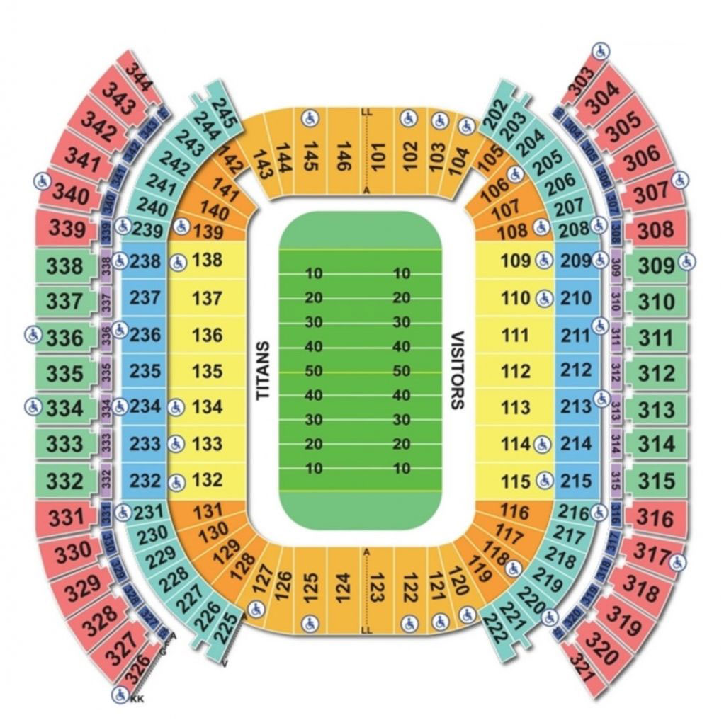 Nissan Stadium seating plan