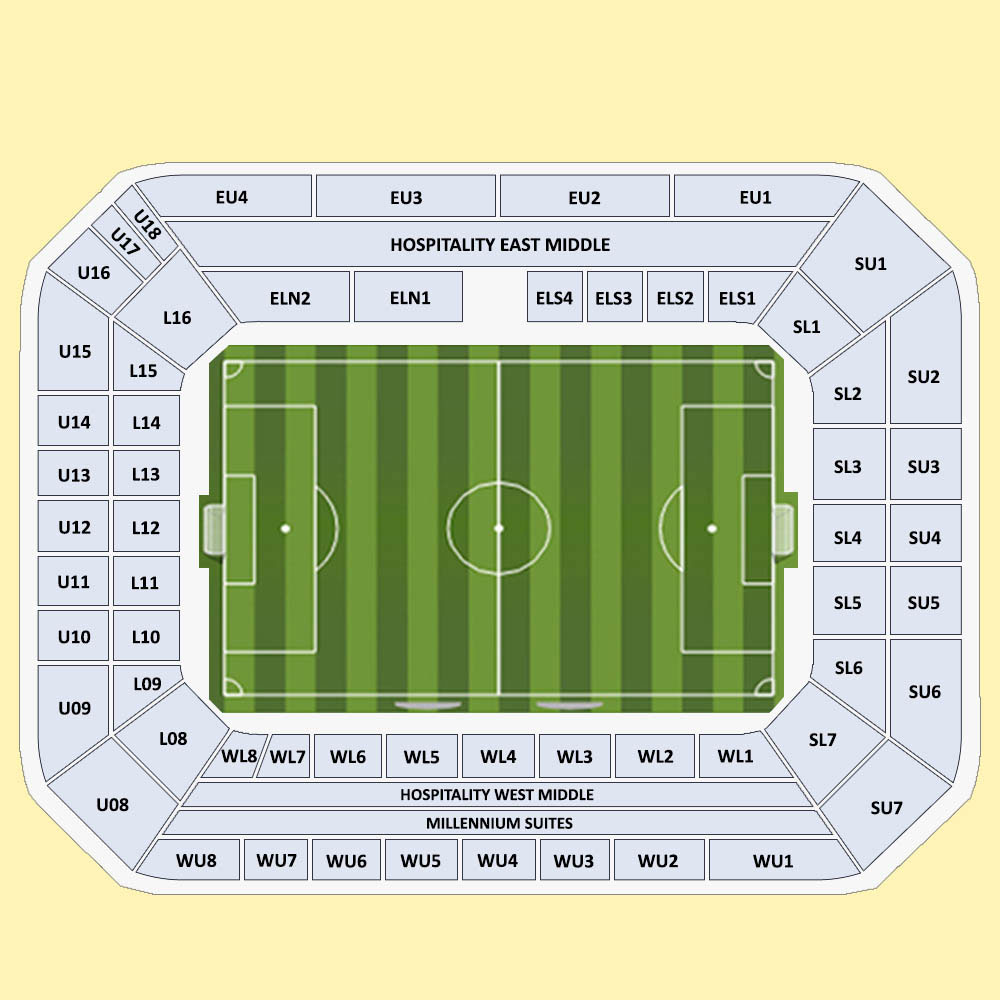 Stamford Bridge Seating Plan Seating plans of Sport arenas around the
