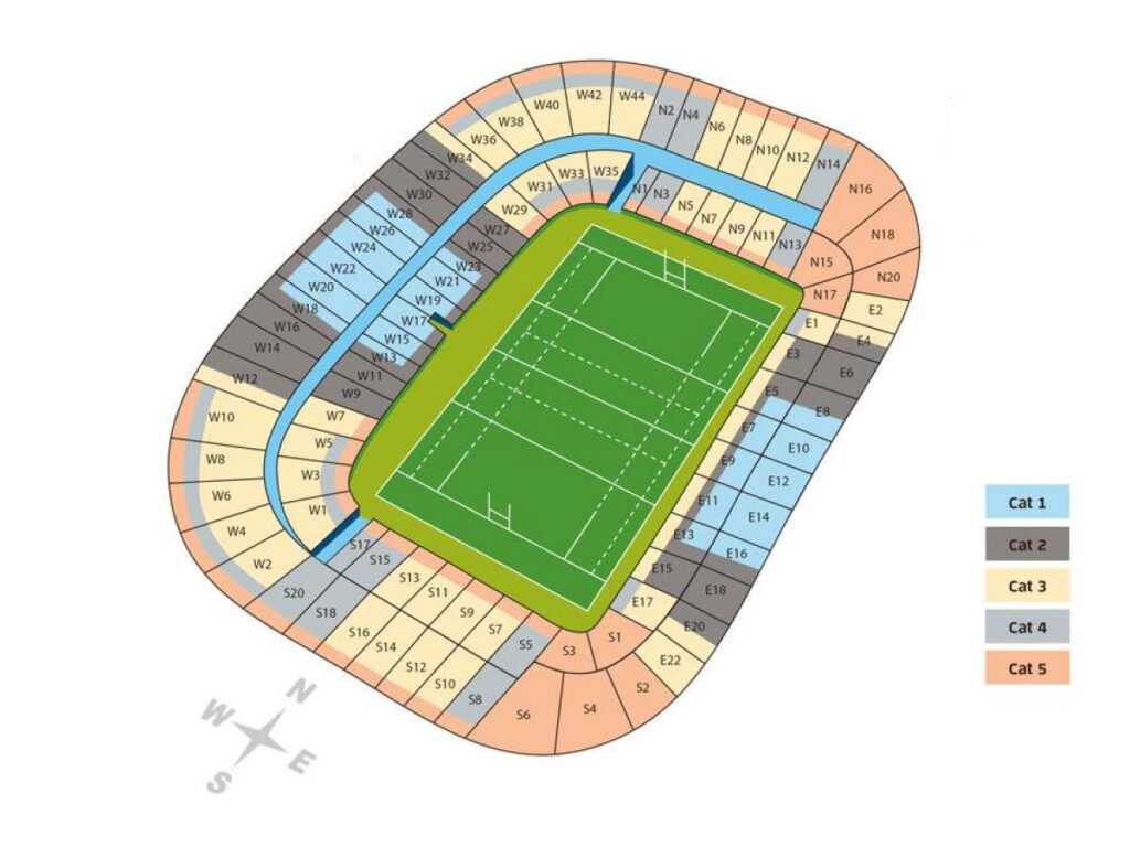 Murrayfield Stadium Seating Plan Seating Plans Of Sport Arenas Around   Murrayfield Seating Plan 1024x768 