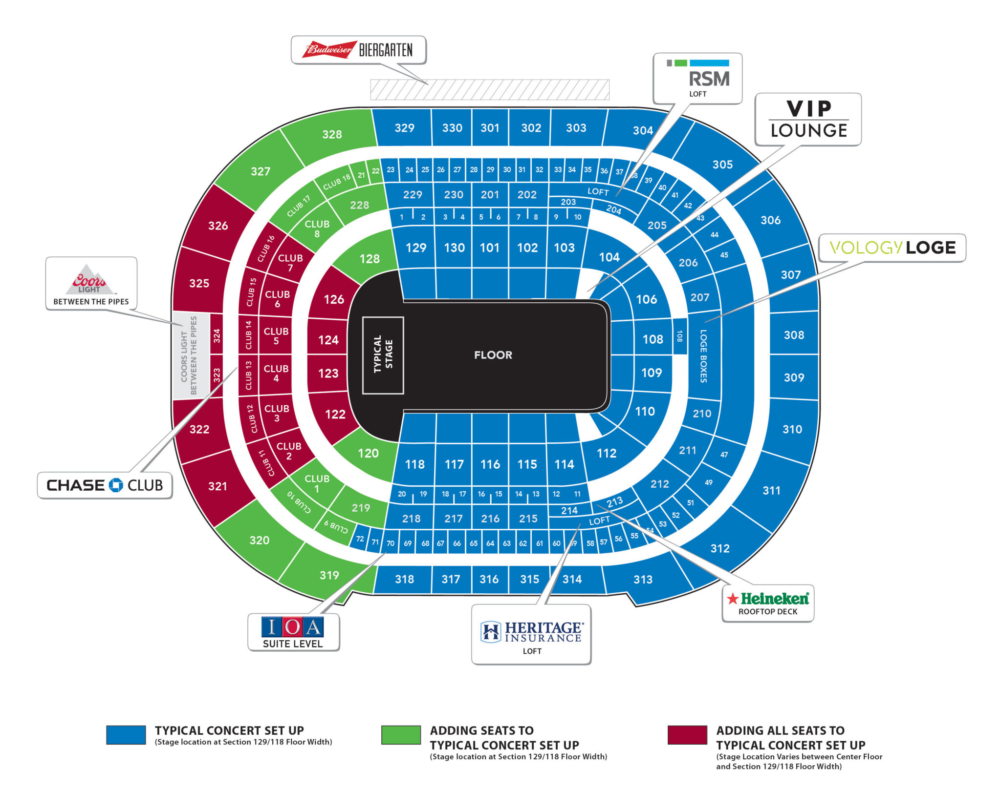 Amalie Arena Seating Plan Seating plans of Sport arenas around the World