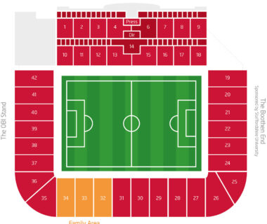 Bet365 Stadium seating plan