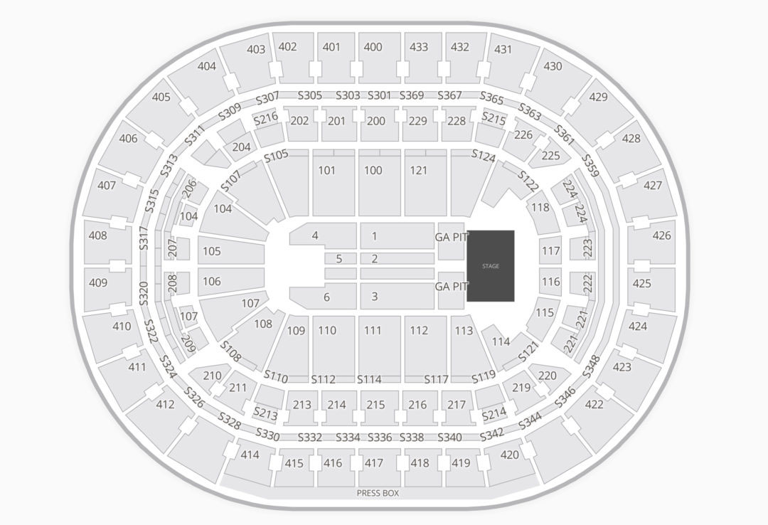 Capital One Arena seating plan