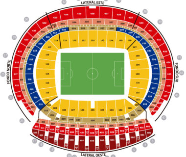 Metropolitano Stadium seating plan