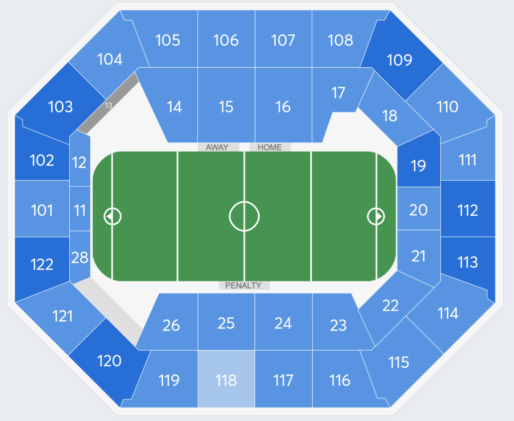 Mohegan Sun Arena Seating Plan Seating plans of Sport arenas around