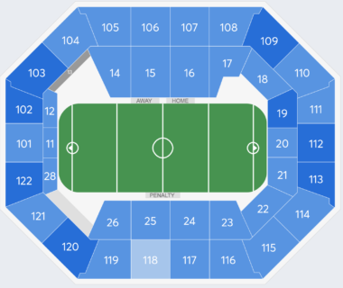 Mohegan Sun Arena seating plan