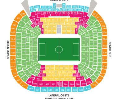 Santiago Bernabéu Stadium seating plan