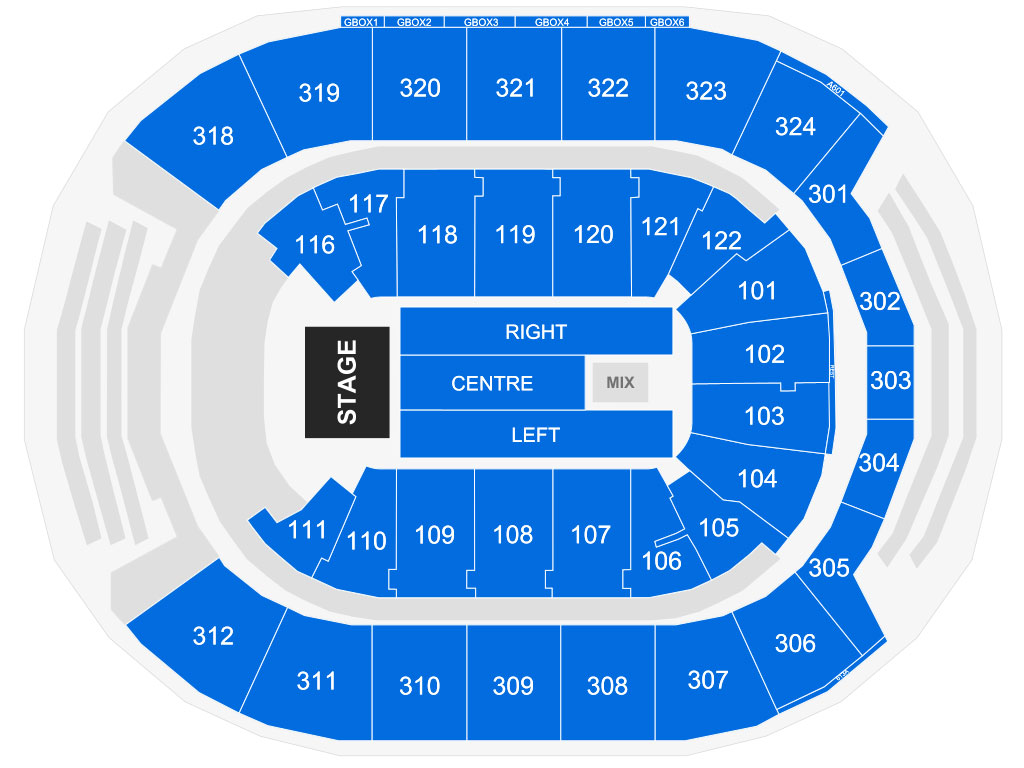 Scotiabank Arena seating plan