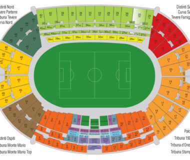 Stadio Olimpico seating plan