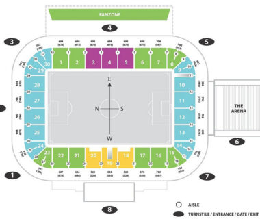 Stadium MK seating plan