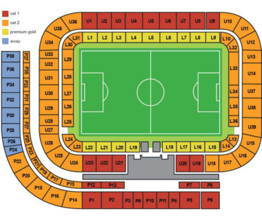 Stadium of Light seating plan