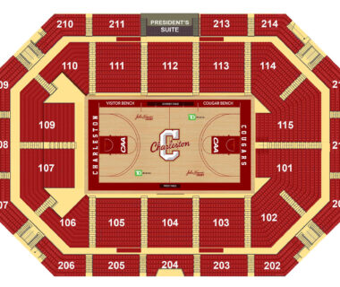TD Arena seating plan