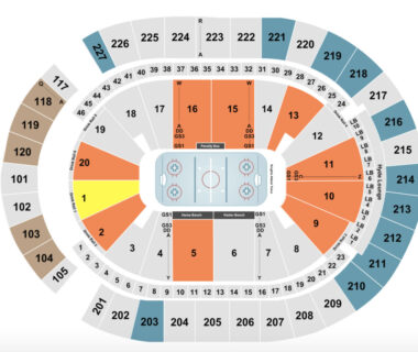 T-Mobile Arena seating plan