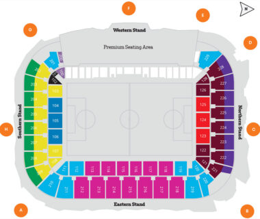 Western Sydney Stadium seating plan