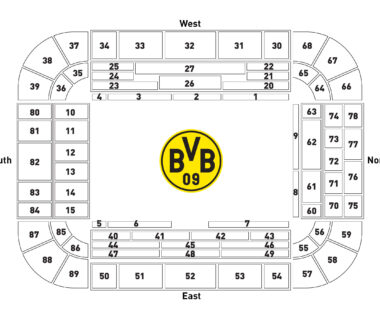 Westfalenstadion seating plan