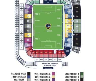 Dignity Health Sports Park seating plan