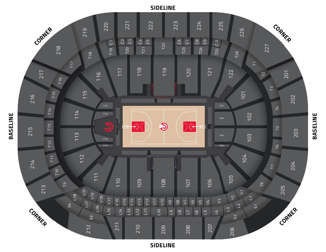 State Farm Arena seating plan
