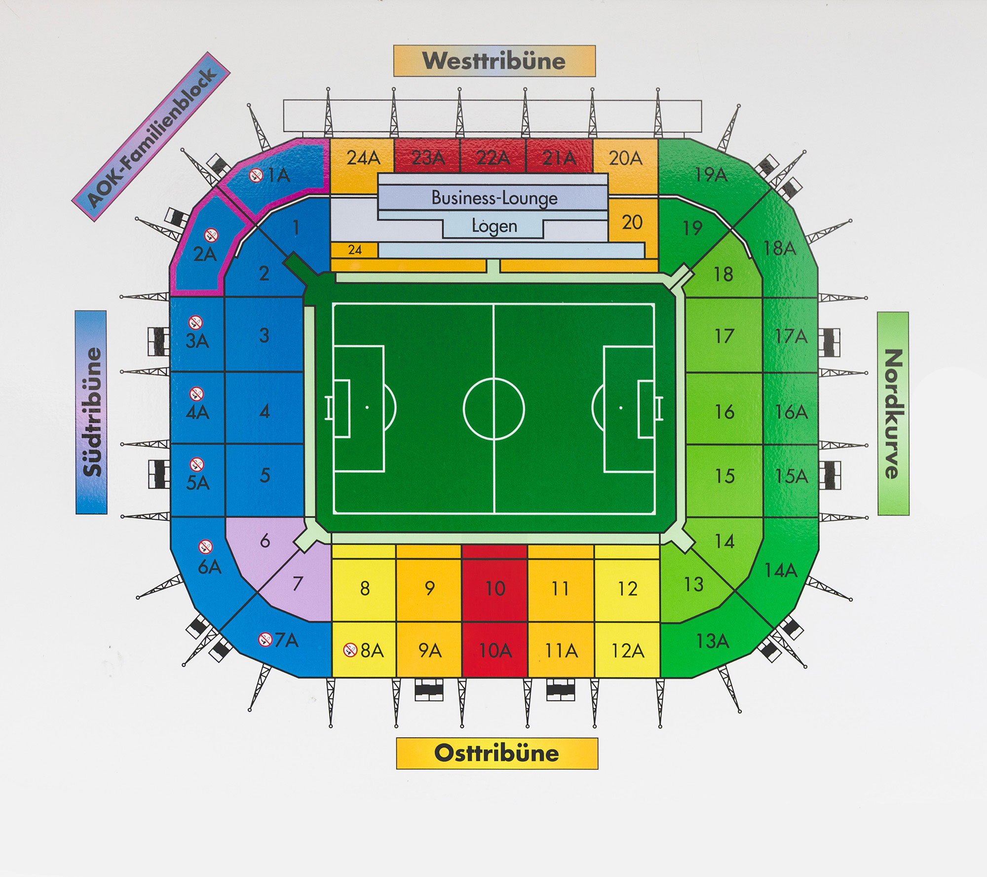 Borussia-Park seating plan