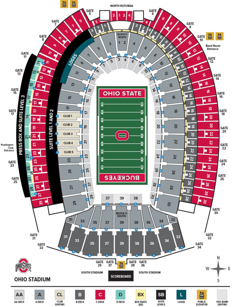 Osu Stadium Seating Chart