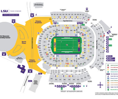 LSU Tiger Stadium seating chart
