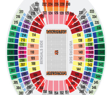Paul Brown Stadium seating chart