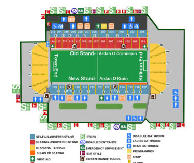 Semple Stadium seating plan