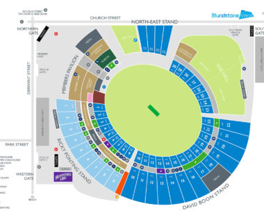 Bellerive Oval (Blundstone Arena) seating plan