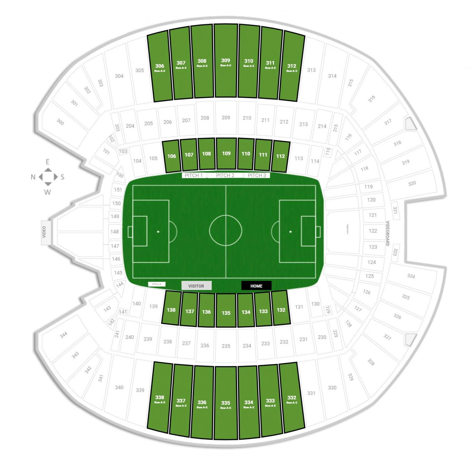 Lumen Field Seating Chart Seating plans of Sport arenas around the World