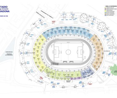 Stadio Diego Armando Maradona seating plan