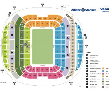 Allianz Stadium seating plan