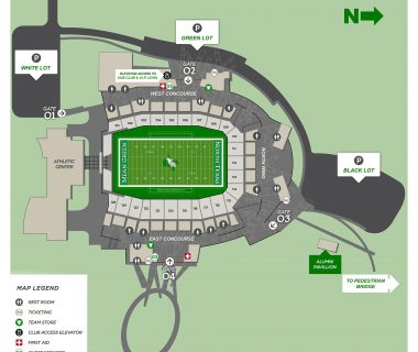 Apogee Stadium seating plan
