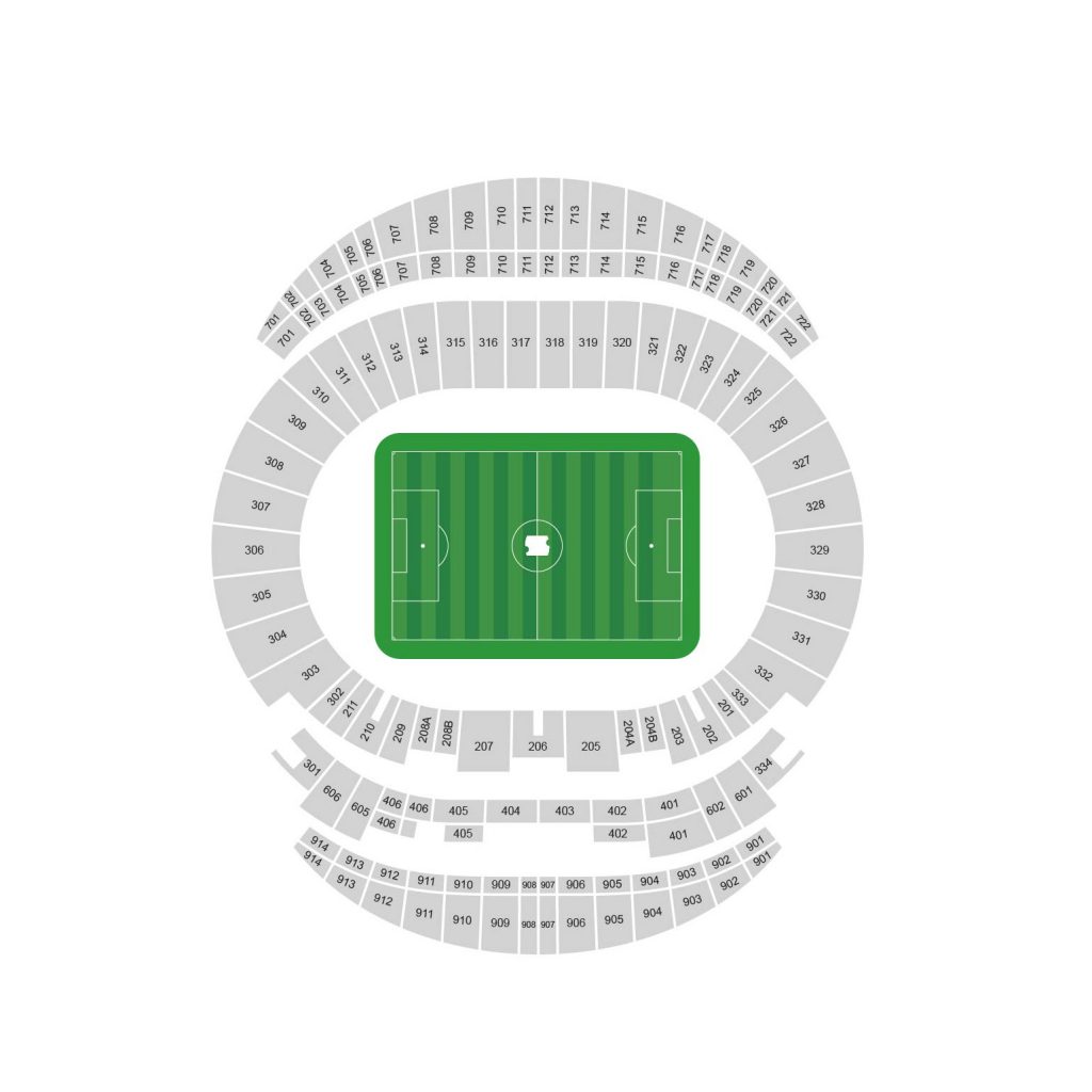 Ataturk Olympic Stadium Seating Chart - Seating plans of Sport arenas ...