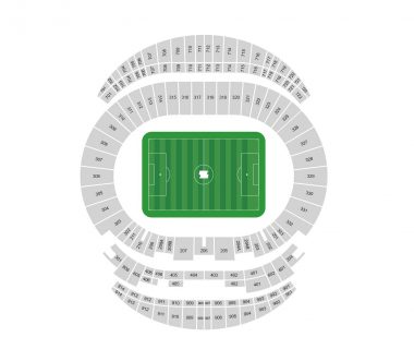 Ataturk Olympic Stadium seating plan