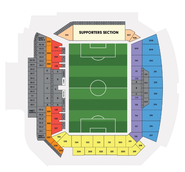 BMO Stadium Seating Chart Seating plans of Sport arenas around the World