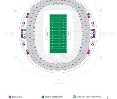 Caesars Superdome seating plan