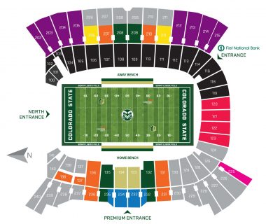 Canvas Stadium seating plan