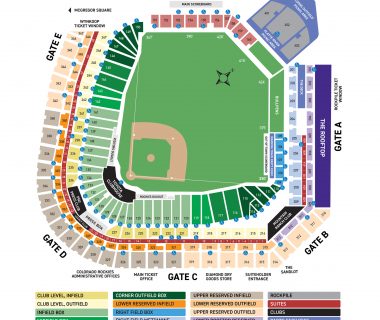 Coors Field seating plan