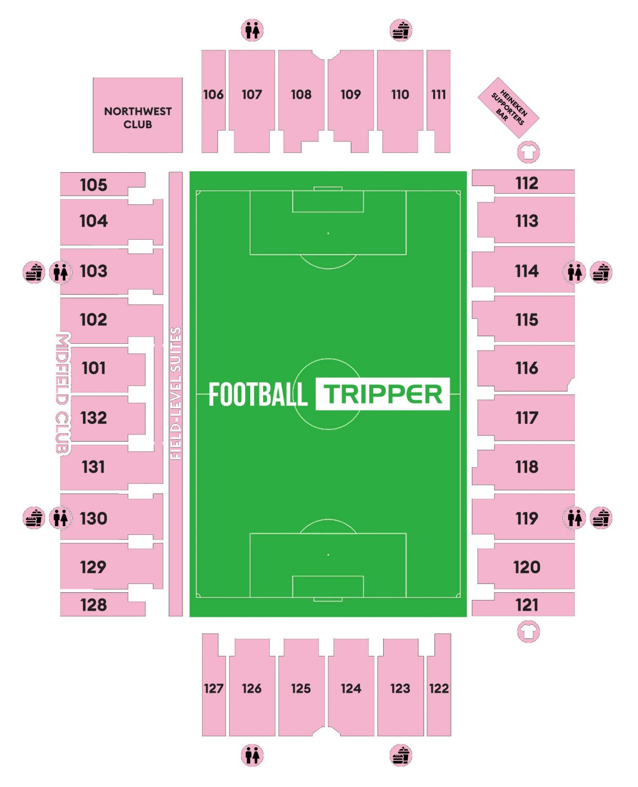 Drv Pnk Stadium Seating Chart Seating Plans Of Sport Arenas Around