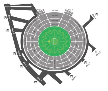 DY Patil Stadium seating plan
