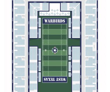 Ector County Coliseum seating plan