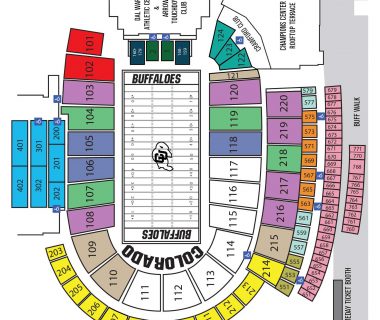Folsom Field seating plan