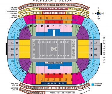 Michigan Stadium seating chart