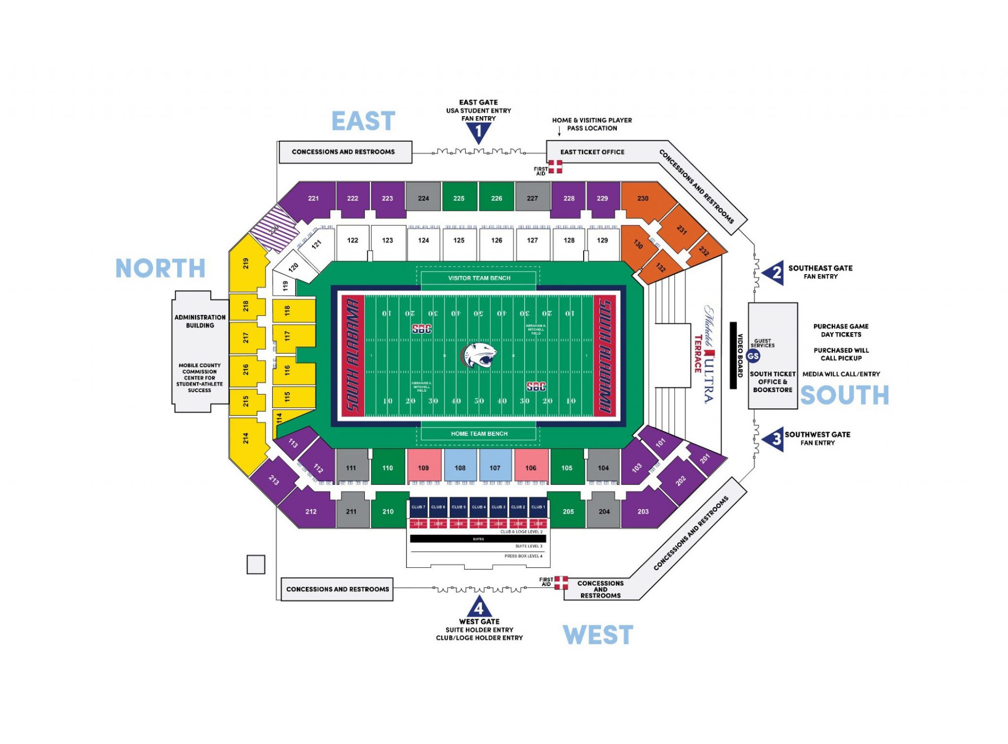 Hancock Whitney Stadium Seating Chart Seating Plans Of Sport Arenas