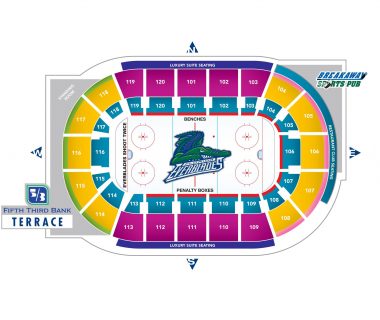 Hertz Arena seating plan