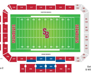 Kenneth P. LaValle Stadium seating plan